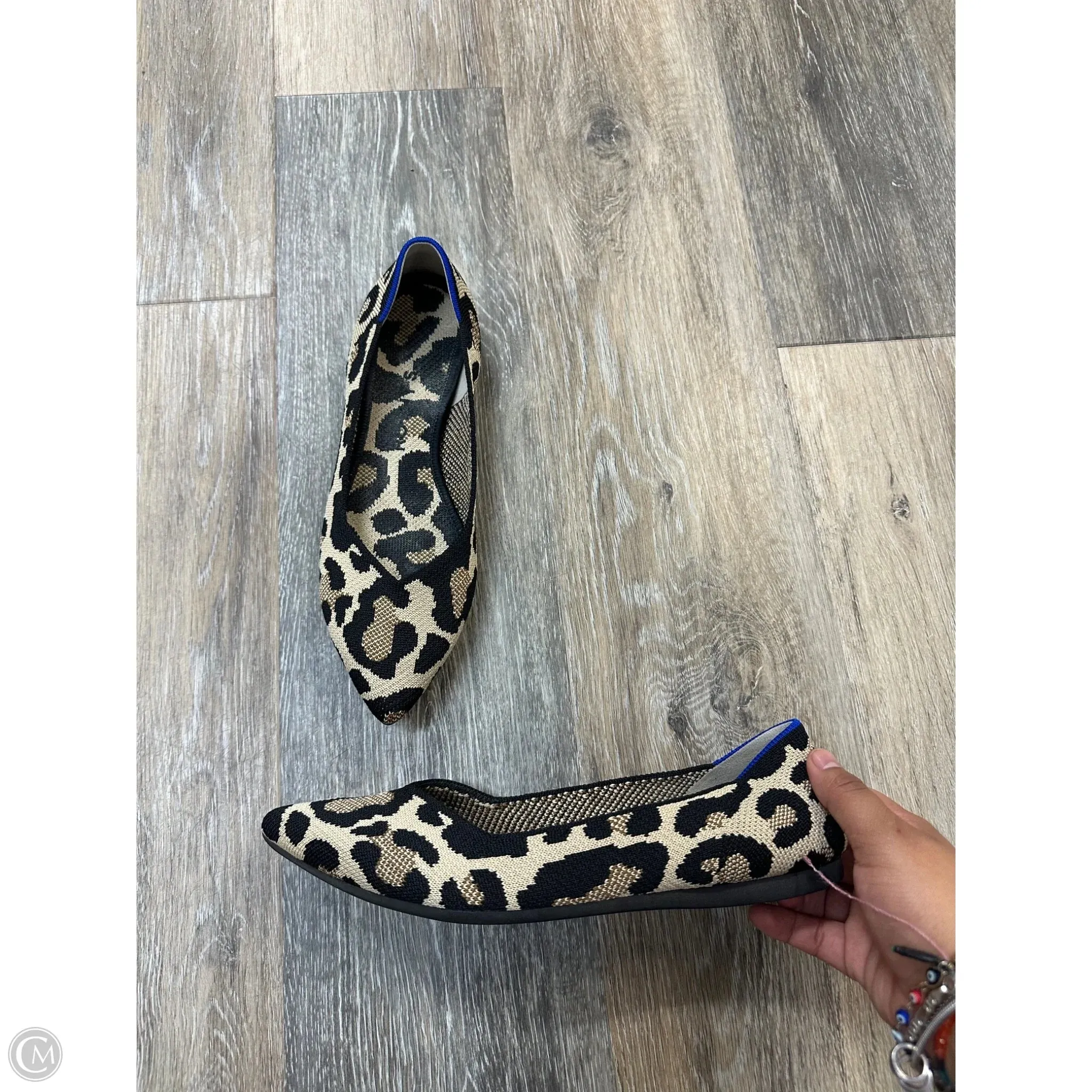 Shoes Flats By Rothys In Animal Print, Size: 7.5