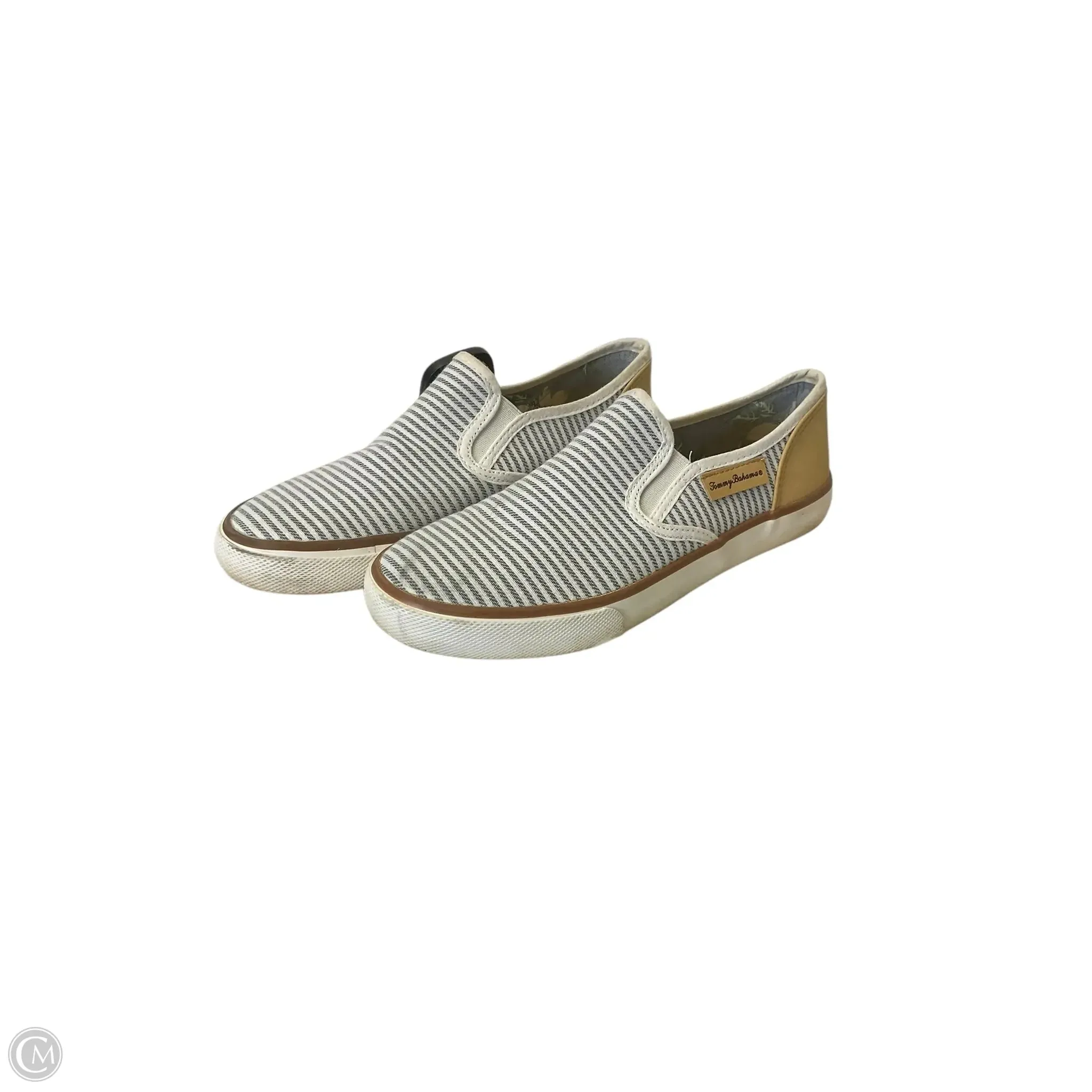 Shoes Flats By Tommy Bahama In Striped Pattern, Size: 6.5