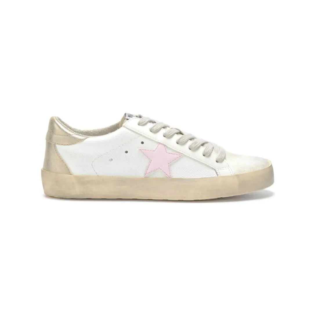 Sofia White Pink Star Sneaker