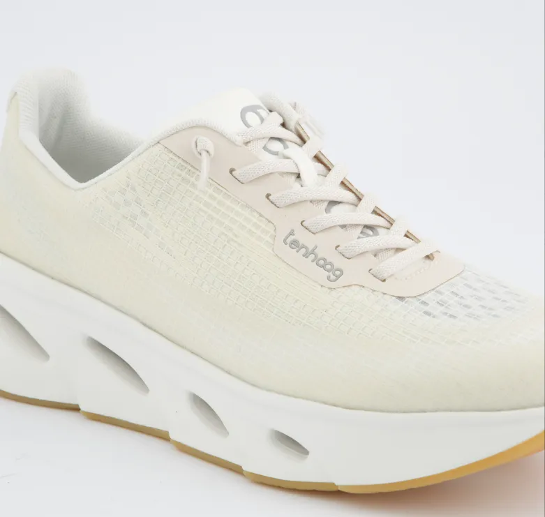 TENHAAG Cream Slip on Trainer