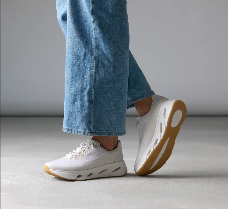TENHAAG Cream Slip on Trainer