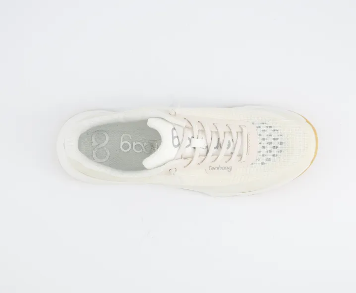 TENHAAG Cream Slip on Trainer
