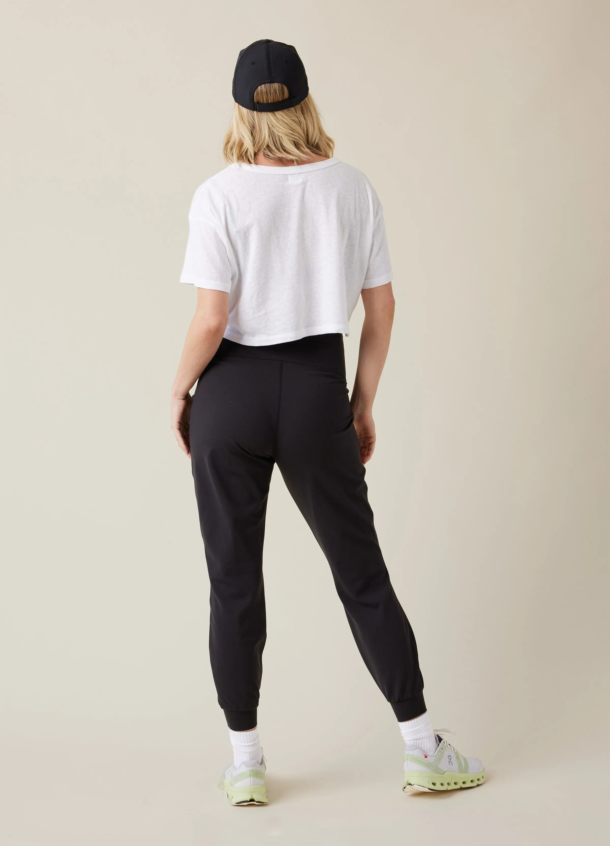 The Live In Maternity Black Active Jogger Pant