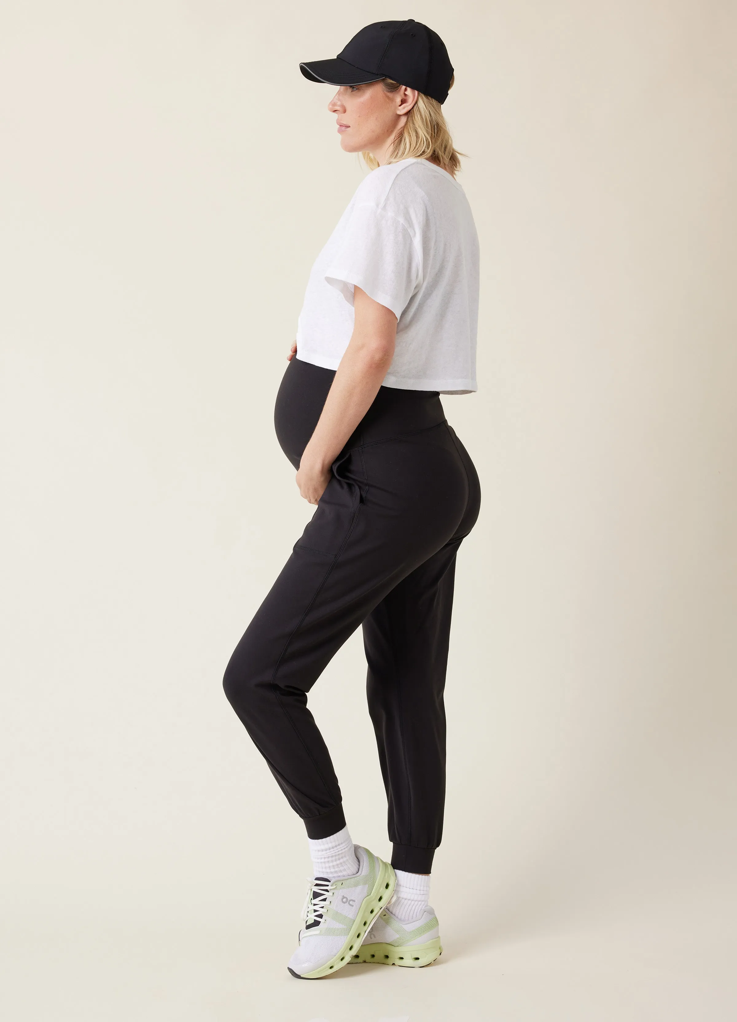 The Live In Maternity Black Active Jogger Pant