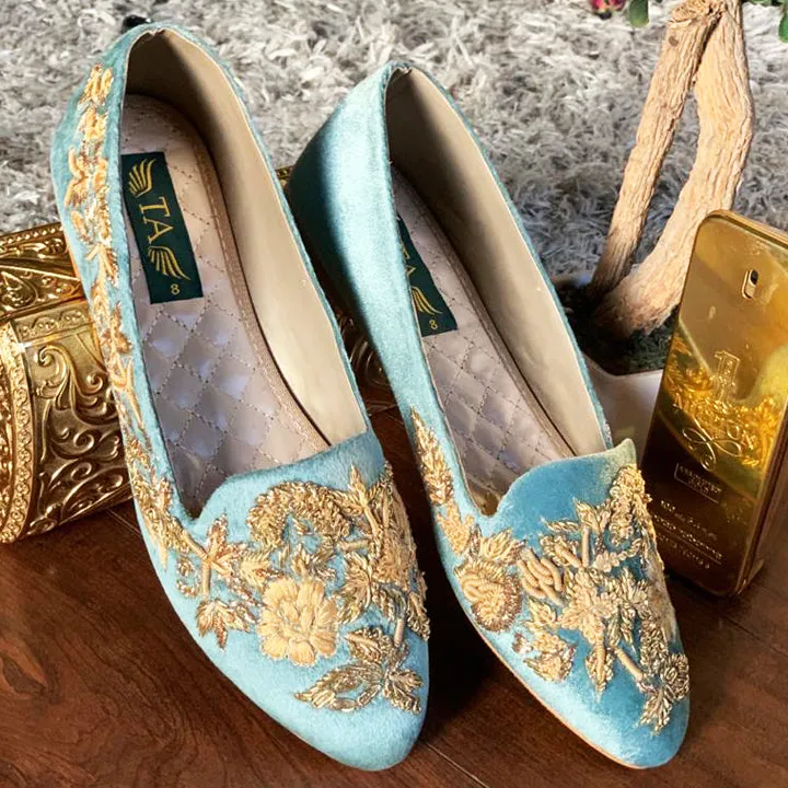 Velvet Pumps For Women