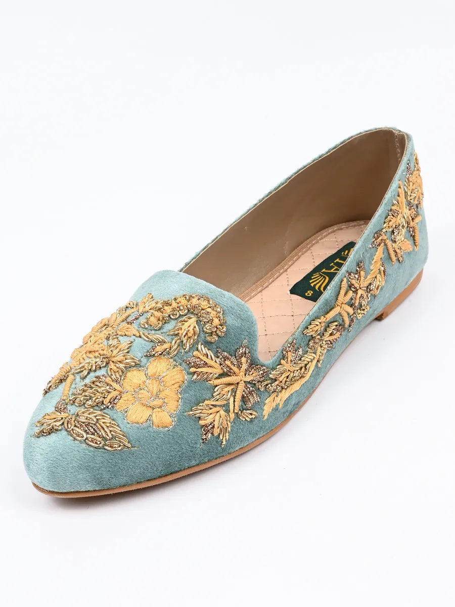 Velvet Pumps For Women