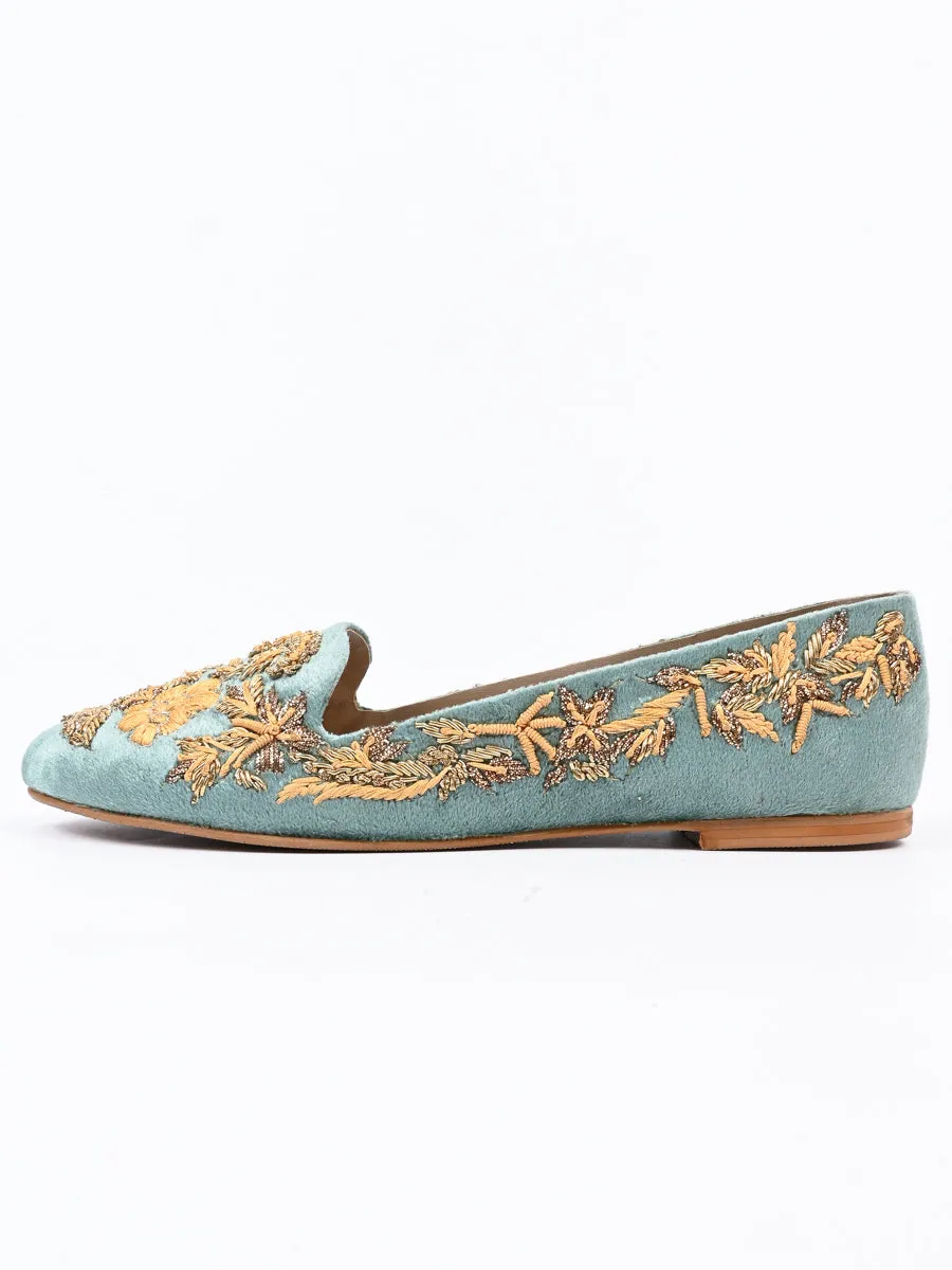 Velvet Pumps For Women
