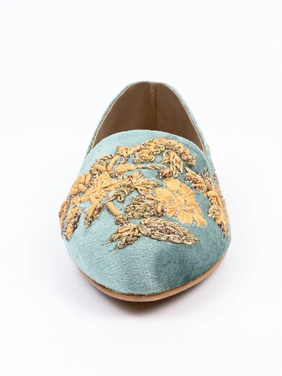 Velvet Pumps For Women