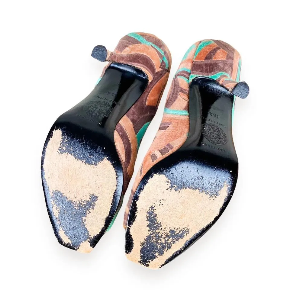 VERSACE Vintage Velvet Pumps (6.5)