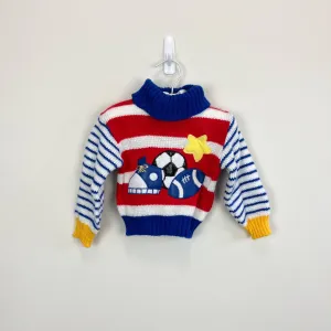 Vintage Small Stars 90s Sports Sweater 12 Months