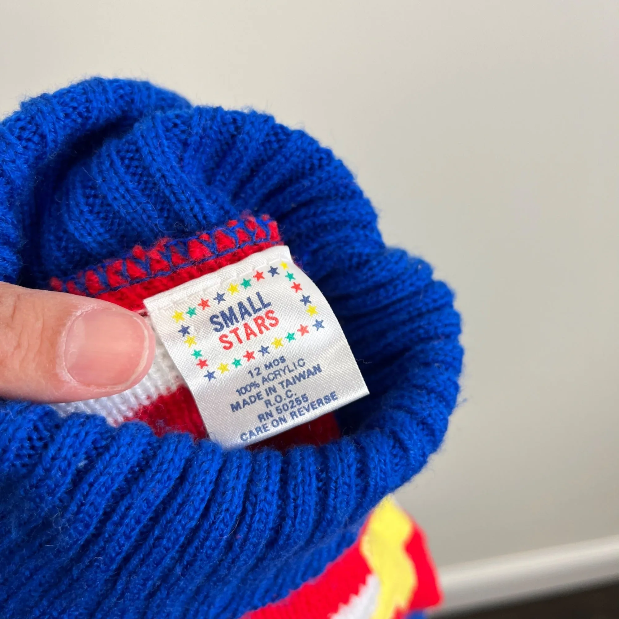 Vintage Small Stars 90s Sports Sweater 12 Months