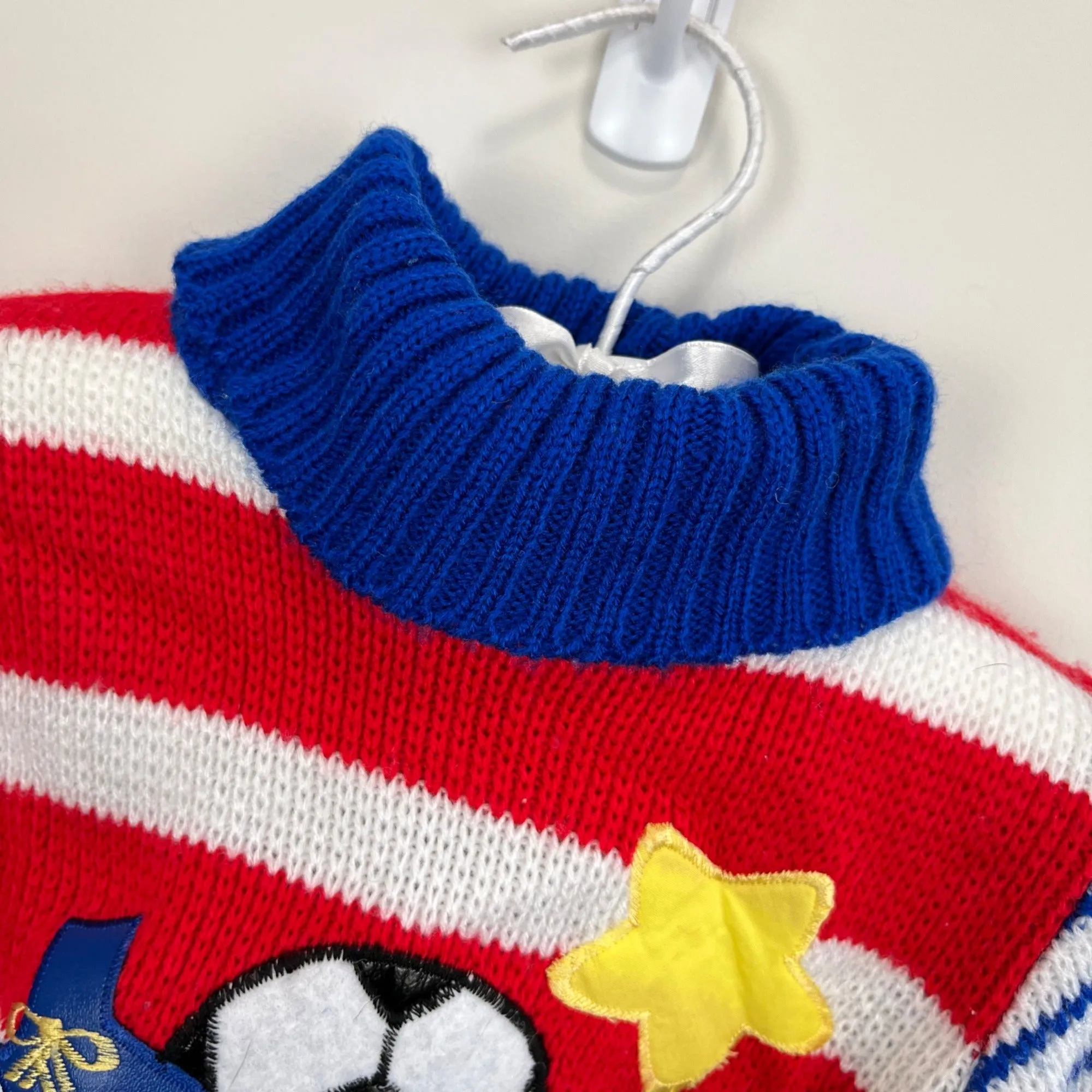 Vintage Small Stars 90s Sports Sweater 12 Months