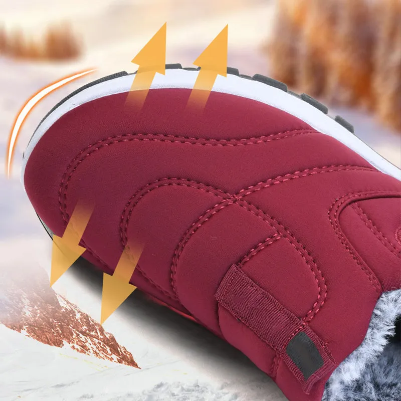 Warm and Stylish Slip-Resistant Winter Shoes