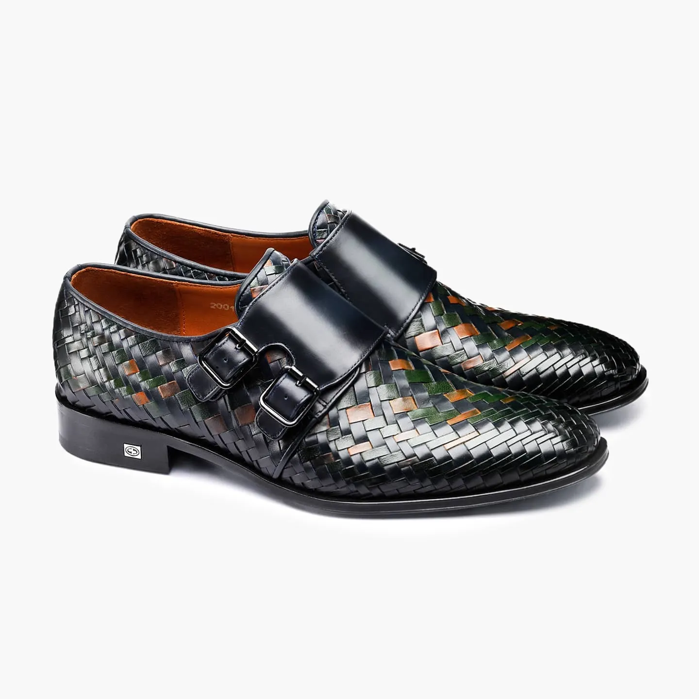 Woven monk shoes