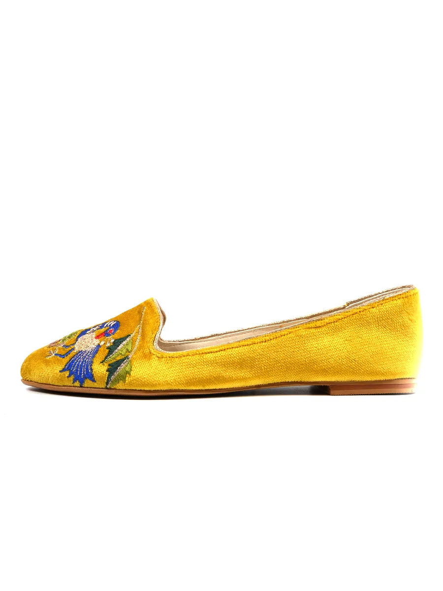 Yellow Peacock Casual Pumps